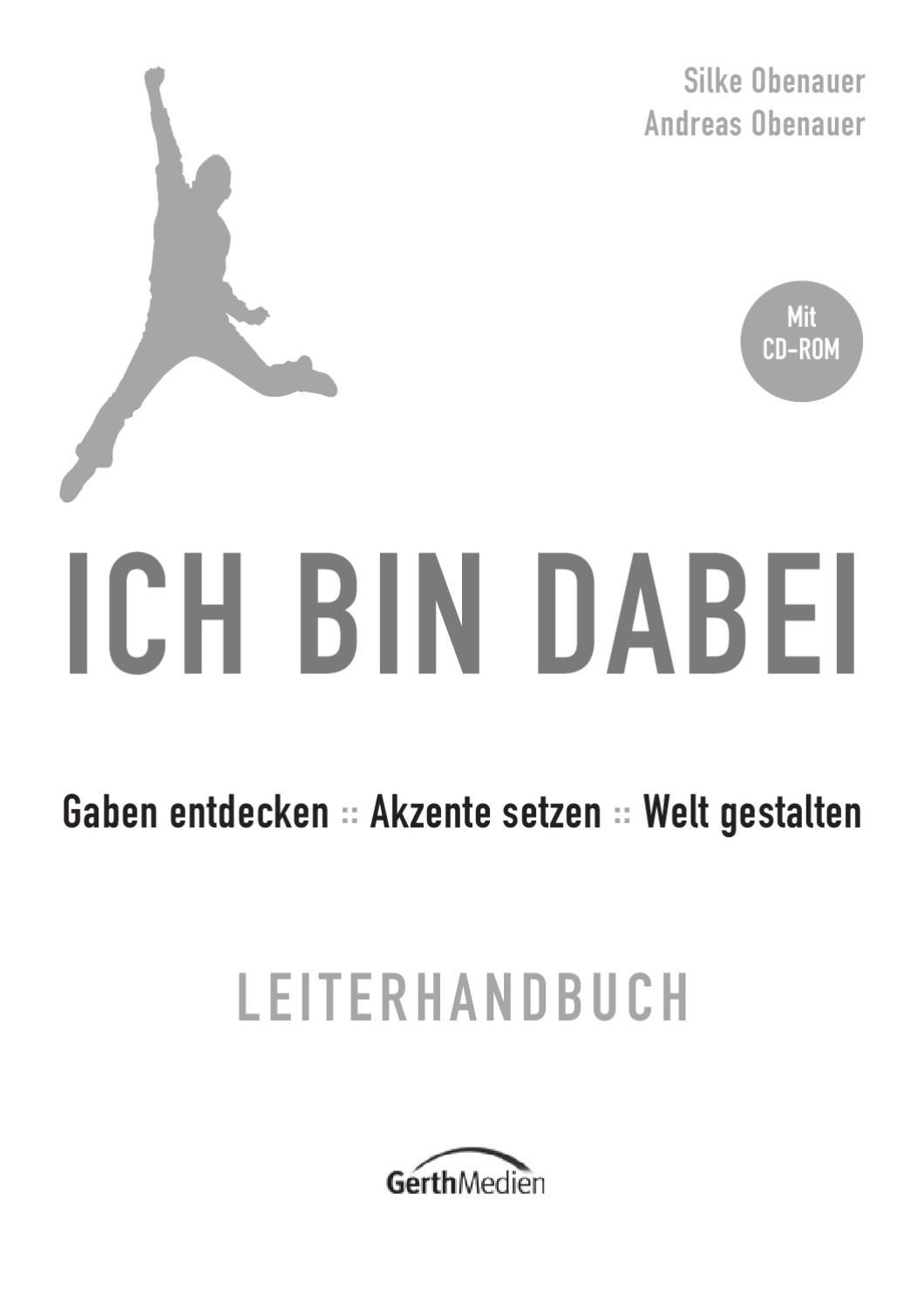Ich bin dabei Leiterhandbuch 9783865918727 by SCM Verlagsgruppe Issuu