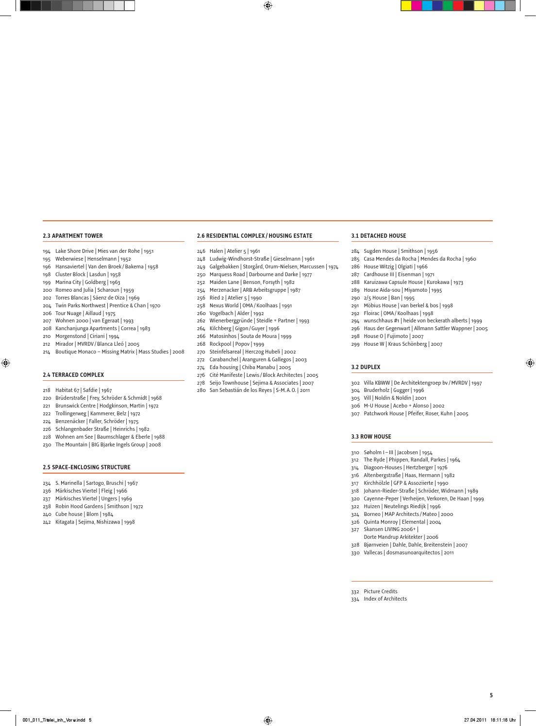 Floor Plan Manual Housing by Birkhäuser - Issuu