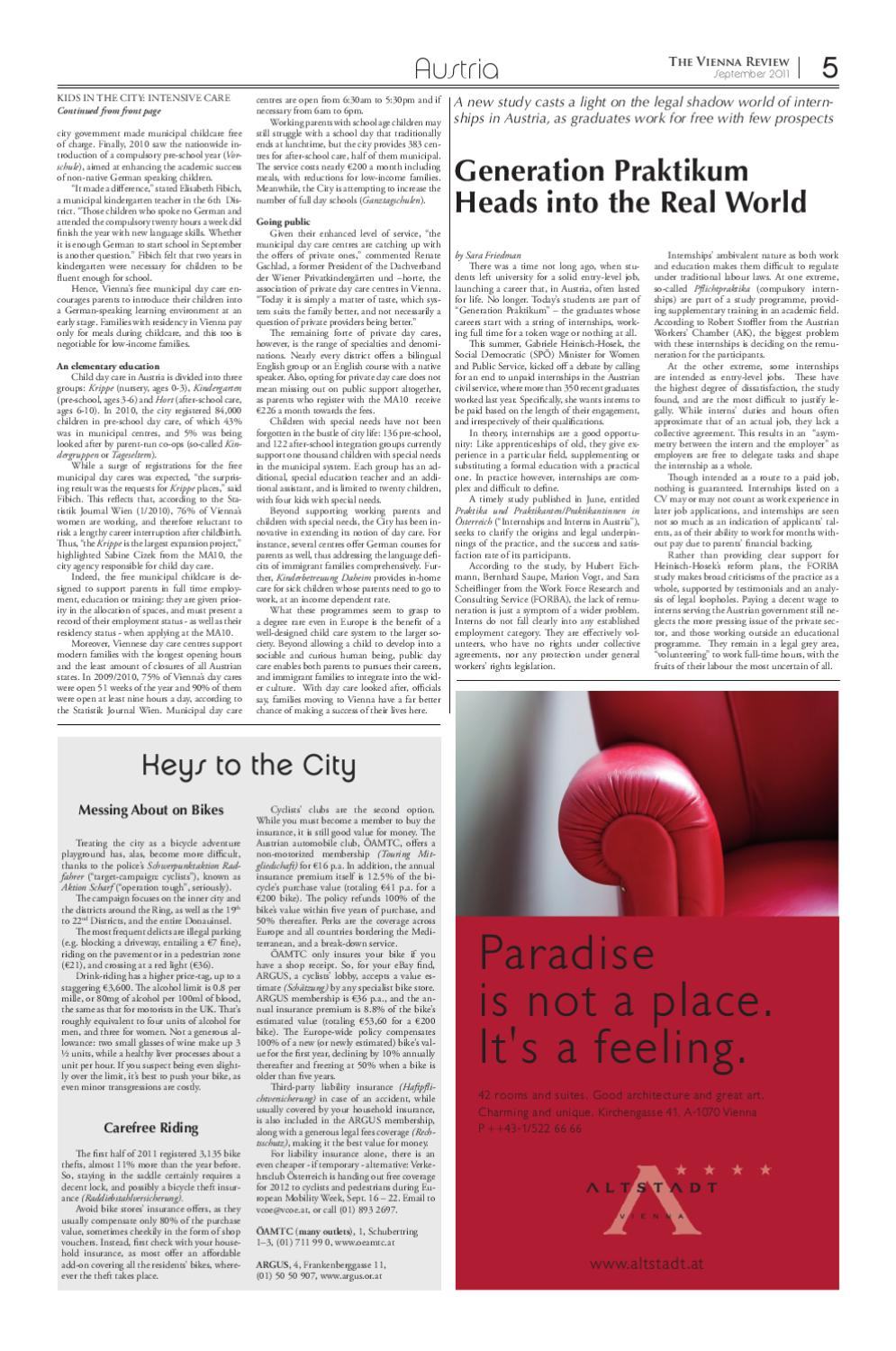 The Vienna Review 09/11 by Falter Verlagsgesellschaft m.b.H. - Issuu