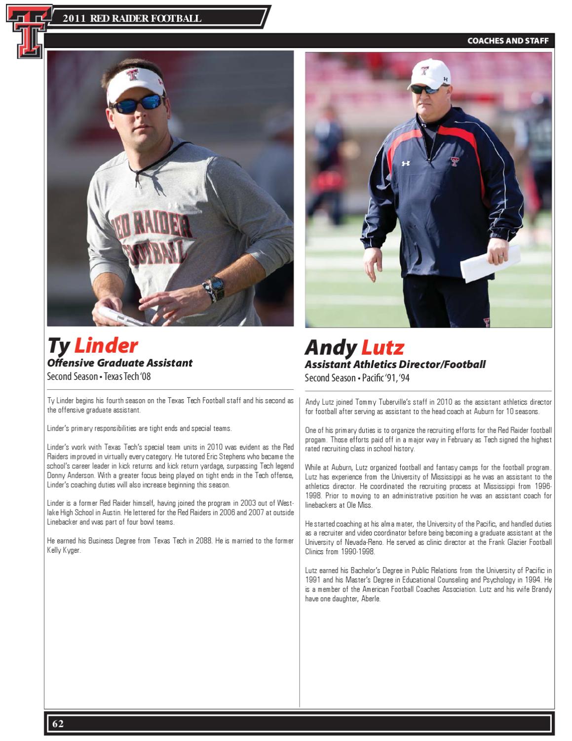 2011 Texas Tech Football Medi Almanac by Texas Tech Athletics Issuu