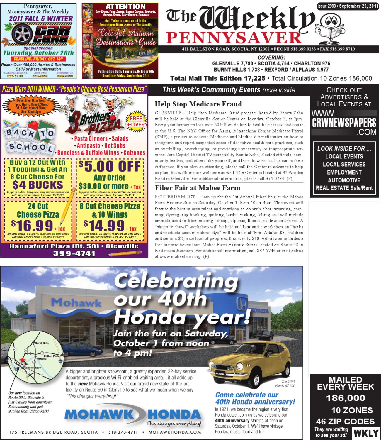 Weekly Pennysaver 092911 by Capital Region Weekly Newspapers Issuu
