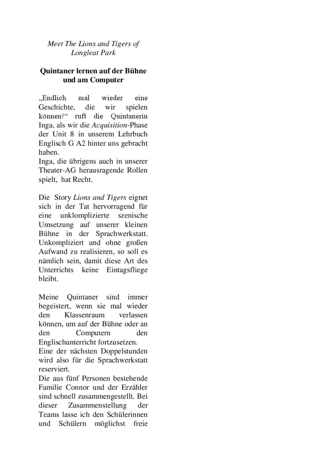 Meet the Lions and Tigers of Longleat Park by Hermann Olberding Issuu