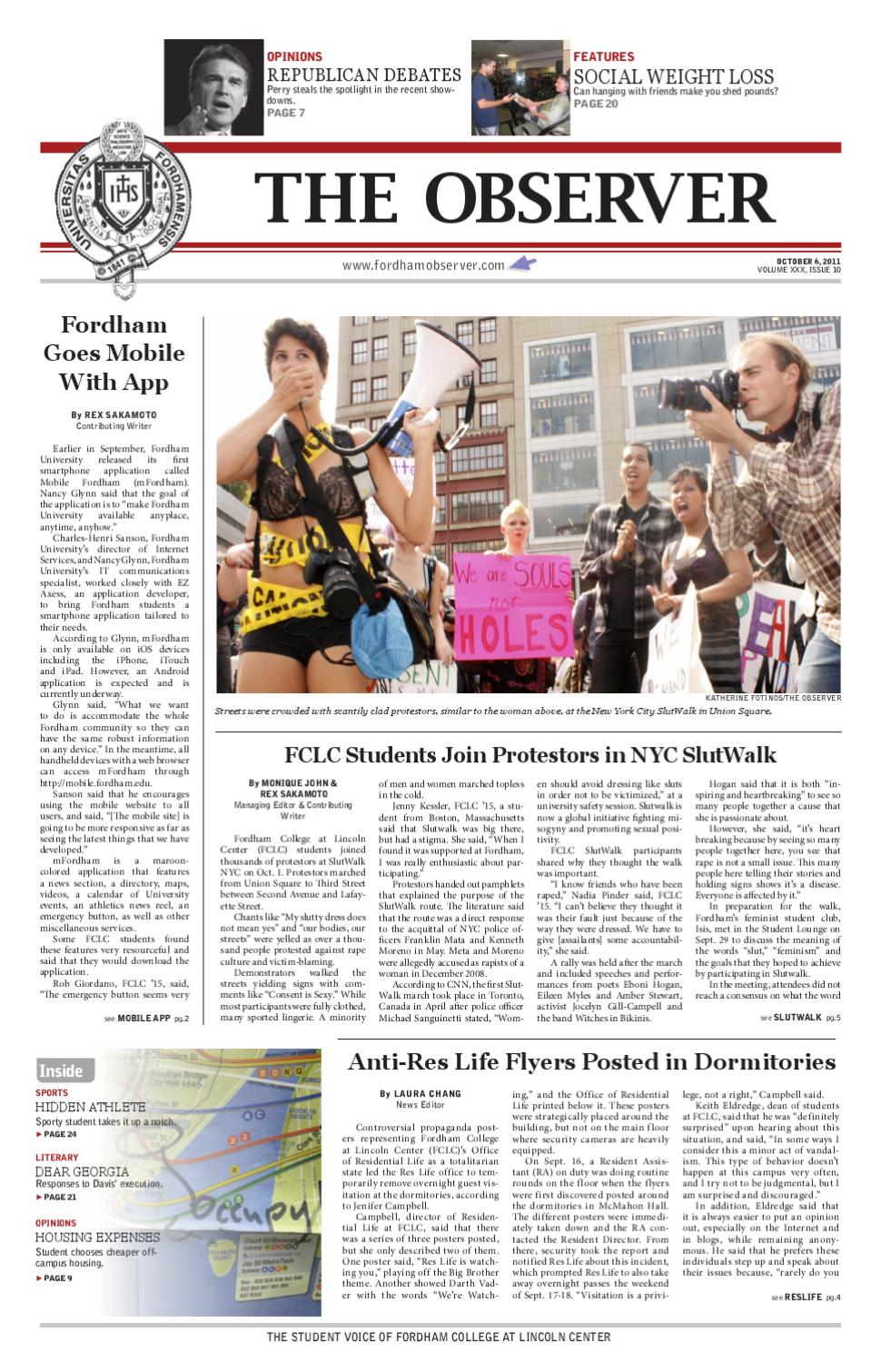 Fordham Observer Issue 10 by Fordham Observer Issuu