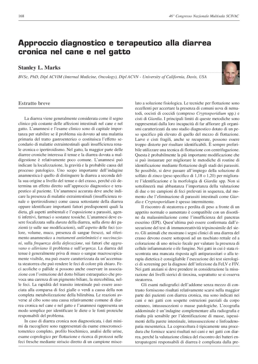 cryptosporidium nelle feci