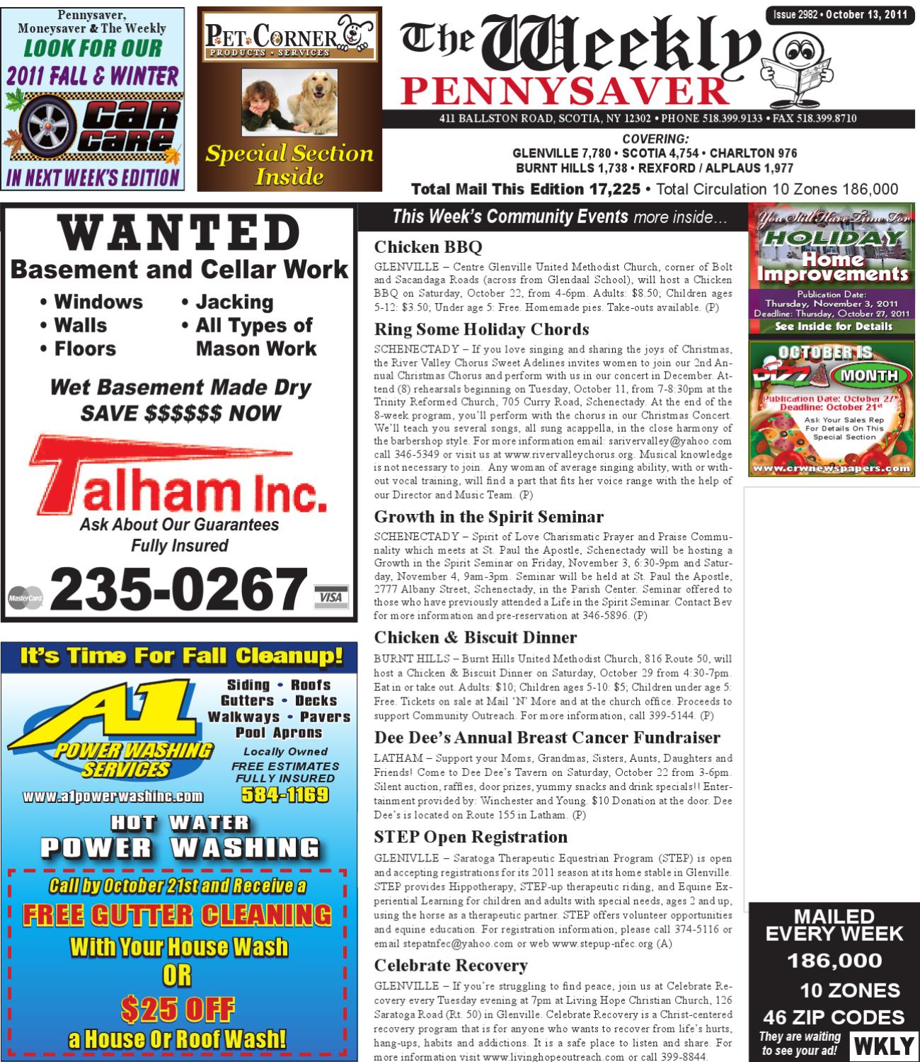 Weekly Pennysaver 101311 by Capital Region Weekly Newspapers Issuu