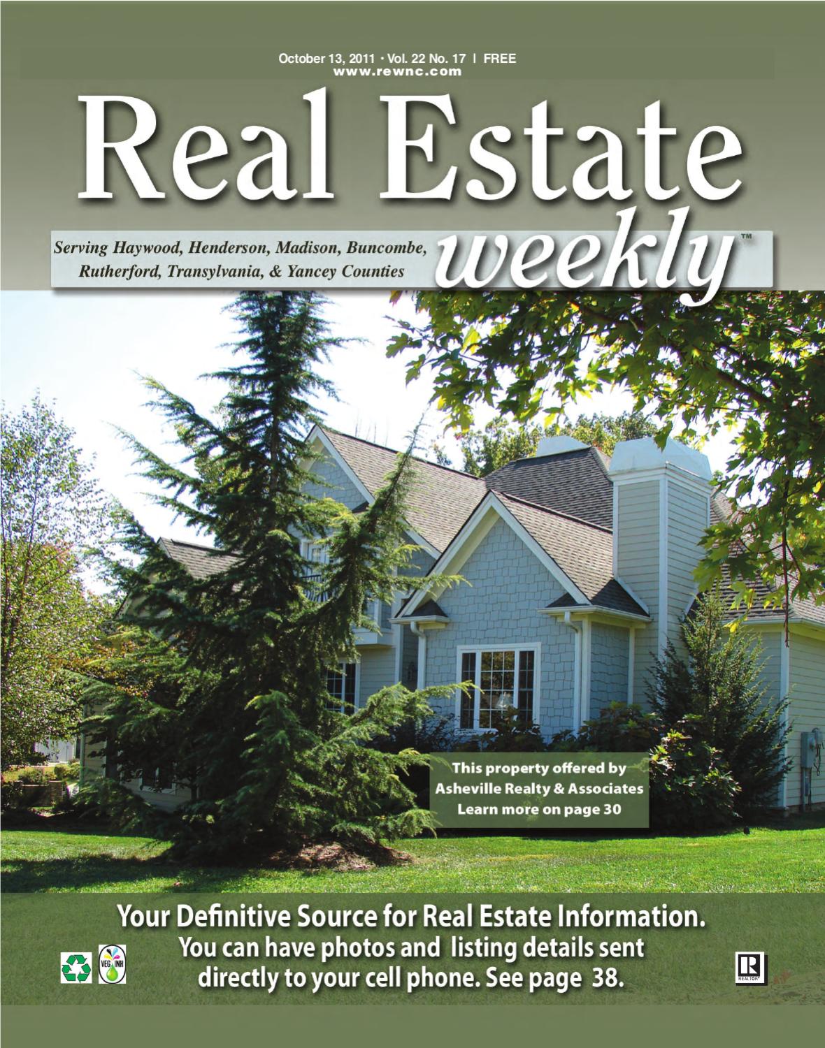 The Real Estate Weekly Issue 17 by WNC Homes & Real Estate Issuu