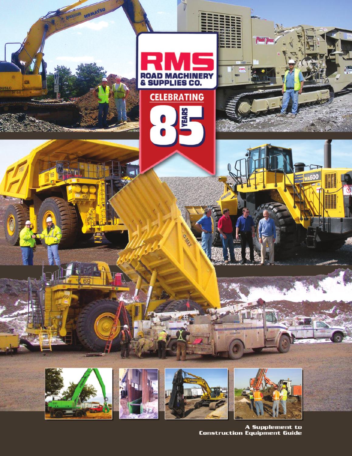 Road Machinery & Supplies Co 85th Anniversary by Construction Equipment Guide Issuu