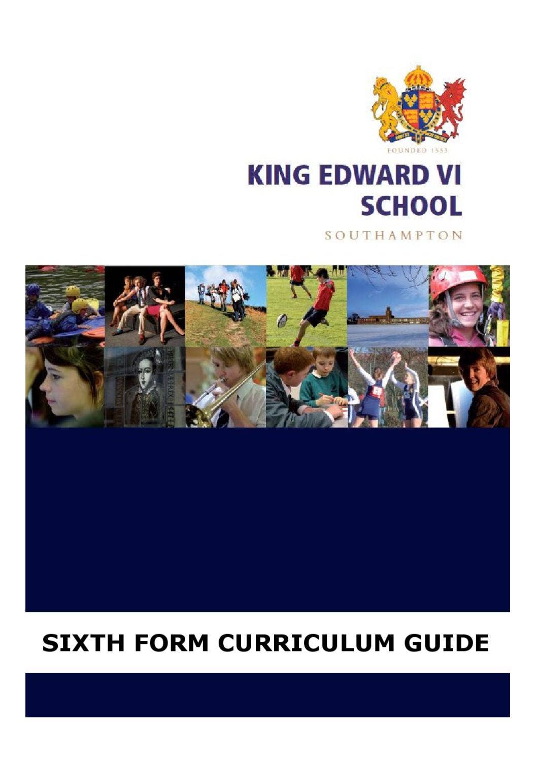 Sixth Form Curriculum Guide by King Edward VI School - Issuu