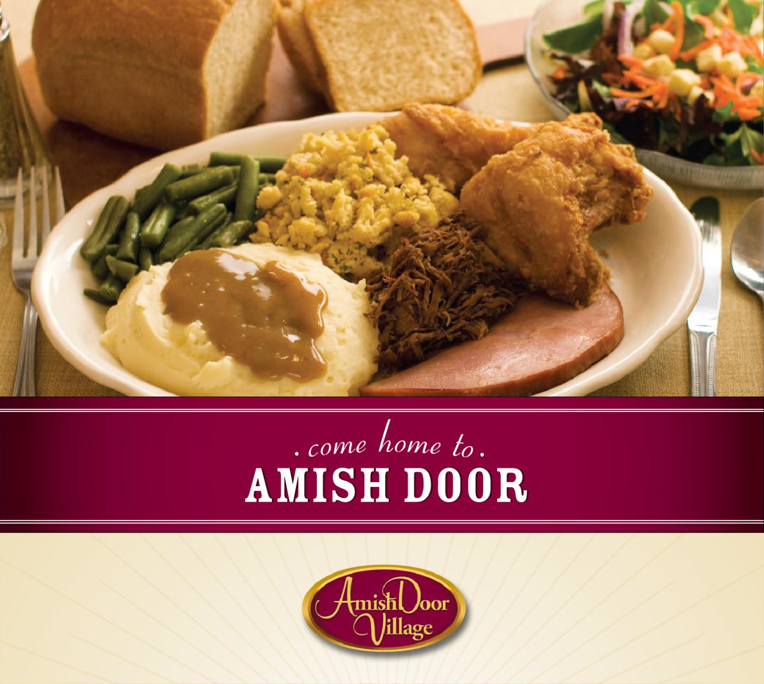 Amish Door Restaurant Menu by Kleidon Issuu