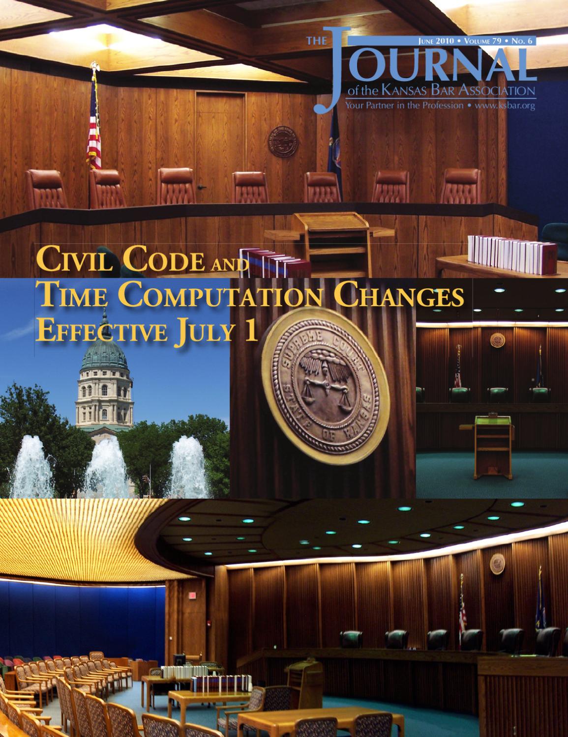 June 2010 • Journal of the Kansas Bar Association by Kansas Bar