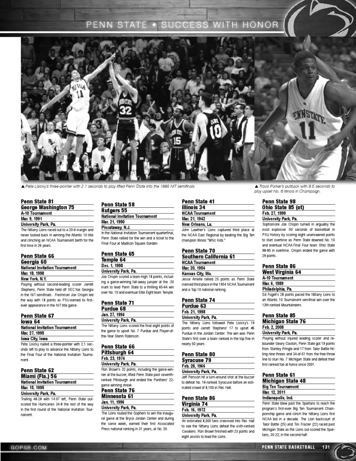 2011-12 PENN STATE MEN'S BASKETBALL by Penn State Athletics - Issuu