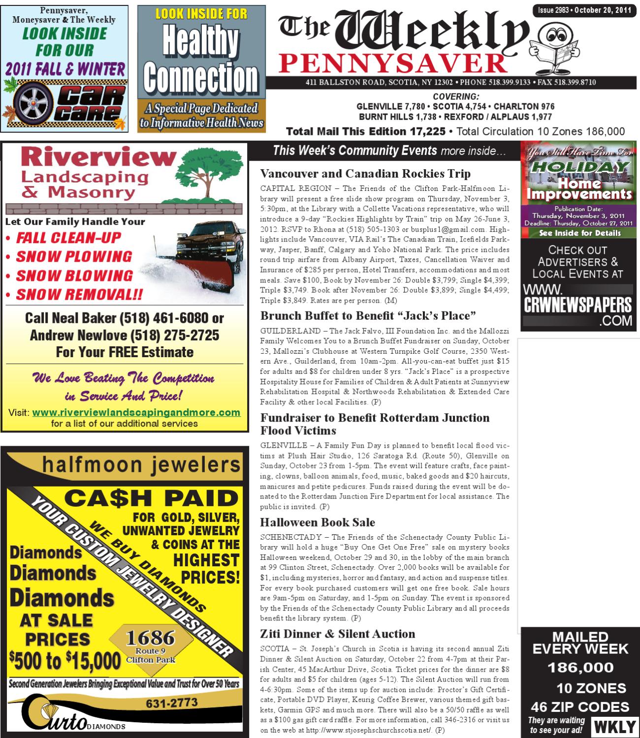 Weekly Pennysaver 102011 by Capital Region Weekly Newspapers Issuu