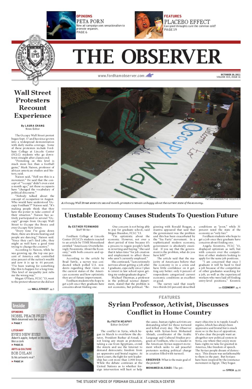 Fordham Observer Issue 11 by Fordham Observer Issuu