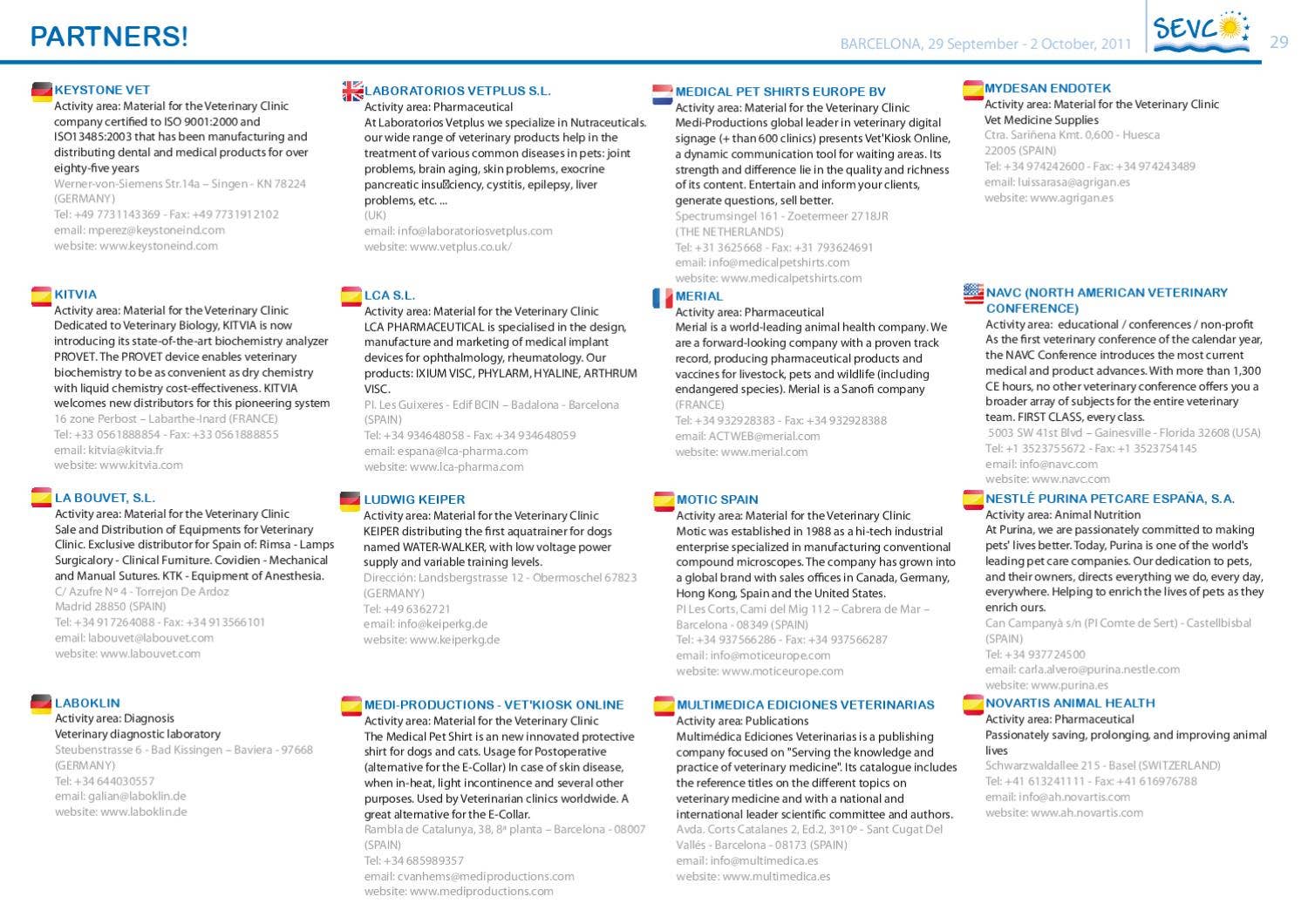 Sevc SEVC 2011 Final Programme by SEVC - Issuu