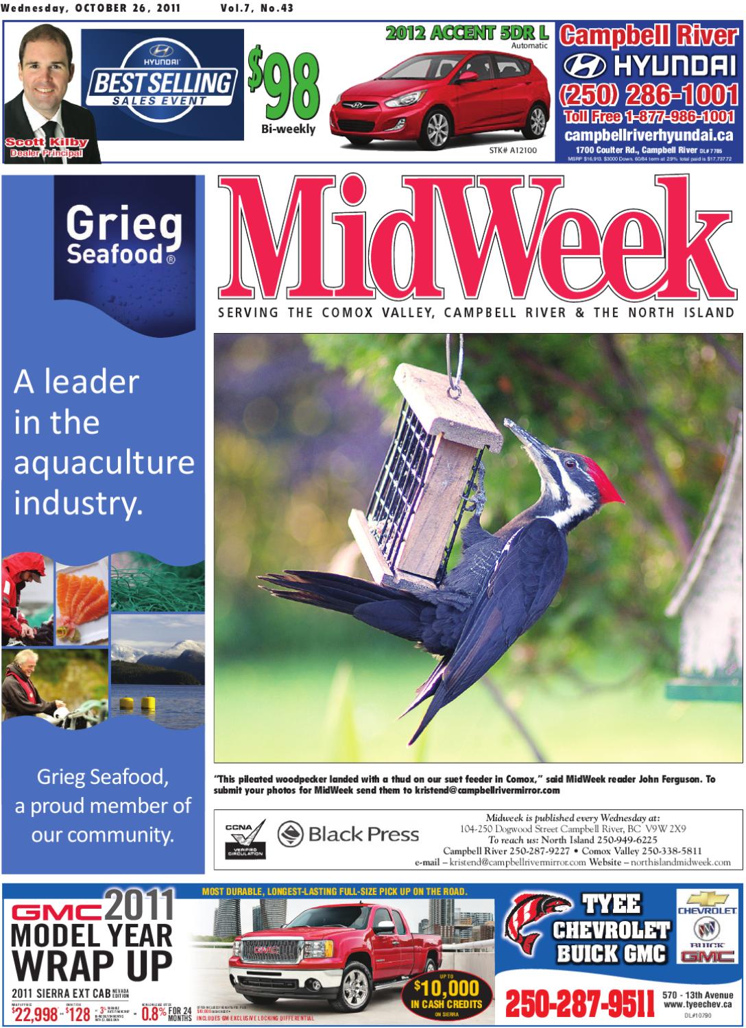 October 26, 2011 Midweek by Campbell River Mirror - Issuu