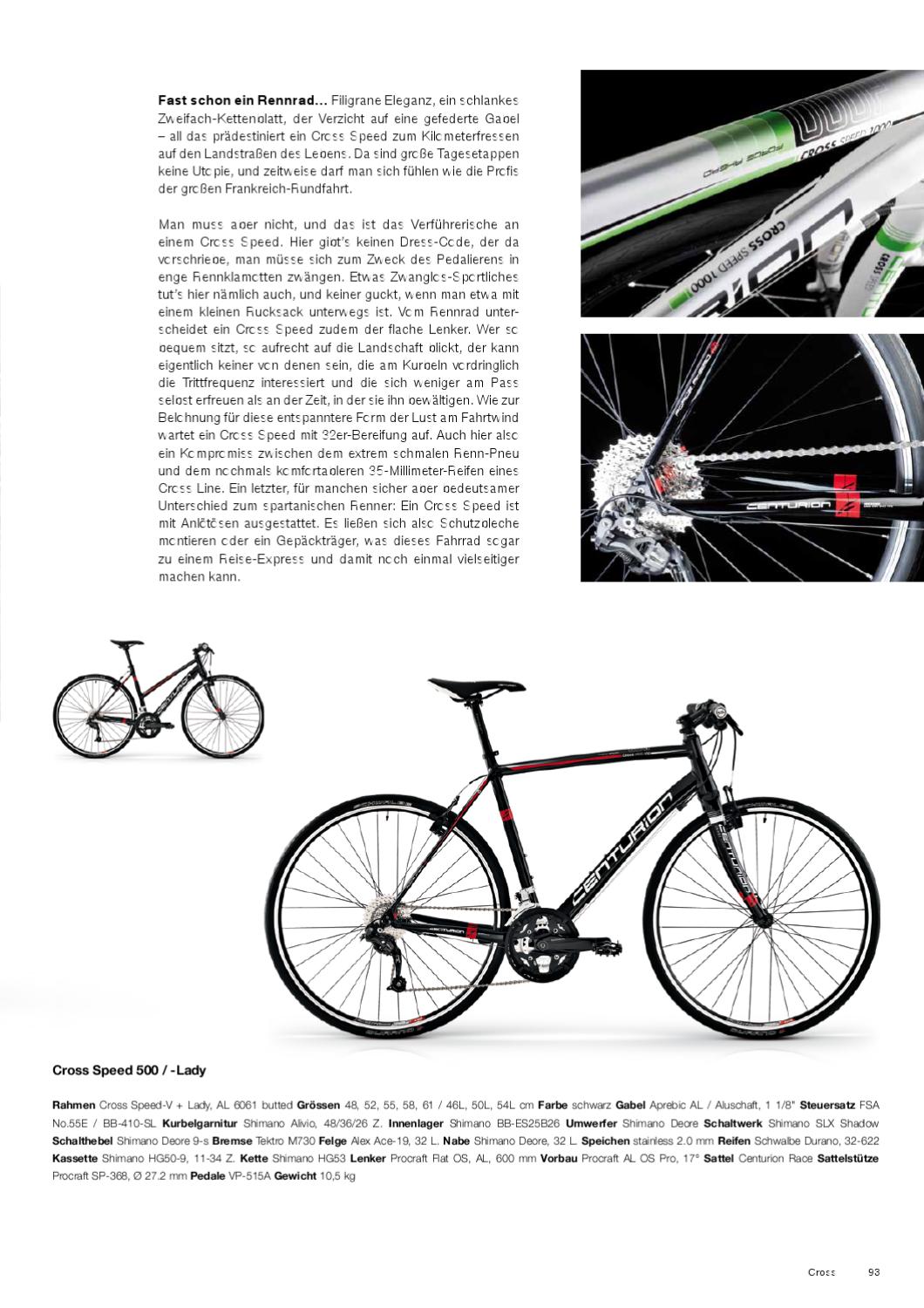 CENTURION Bikes Katalog 2012 by MERIDA & CENTURION Germany GmbH Issuu