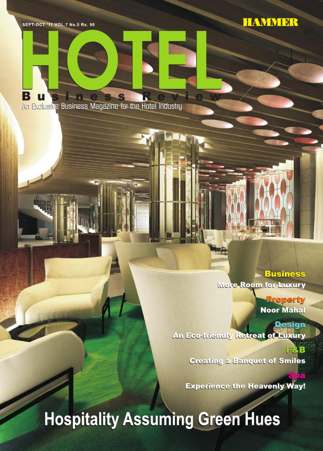 Hotel Business Review By Hammer Publishers Pvt Ltd Issuu
