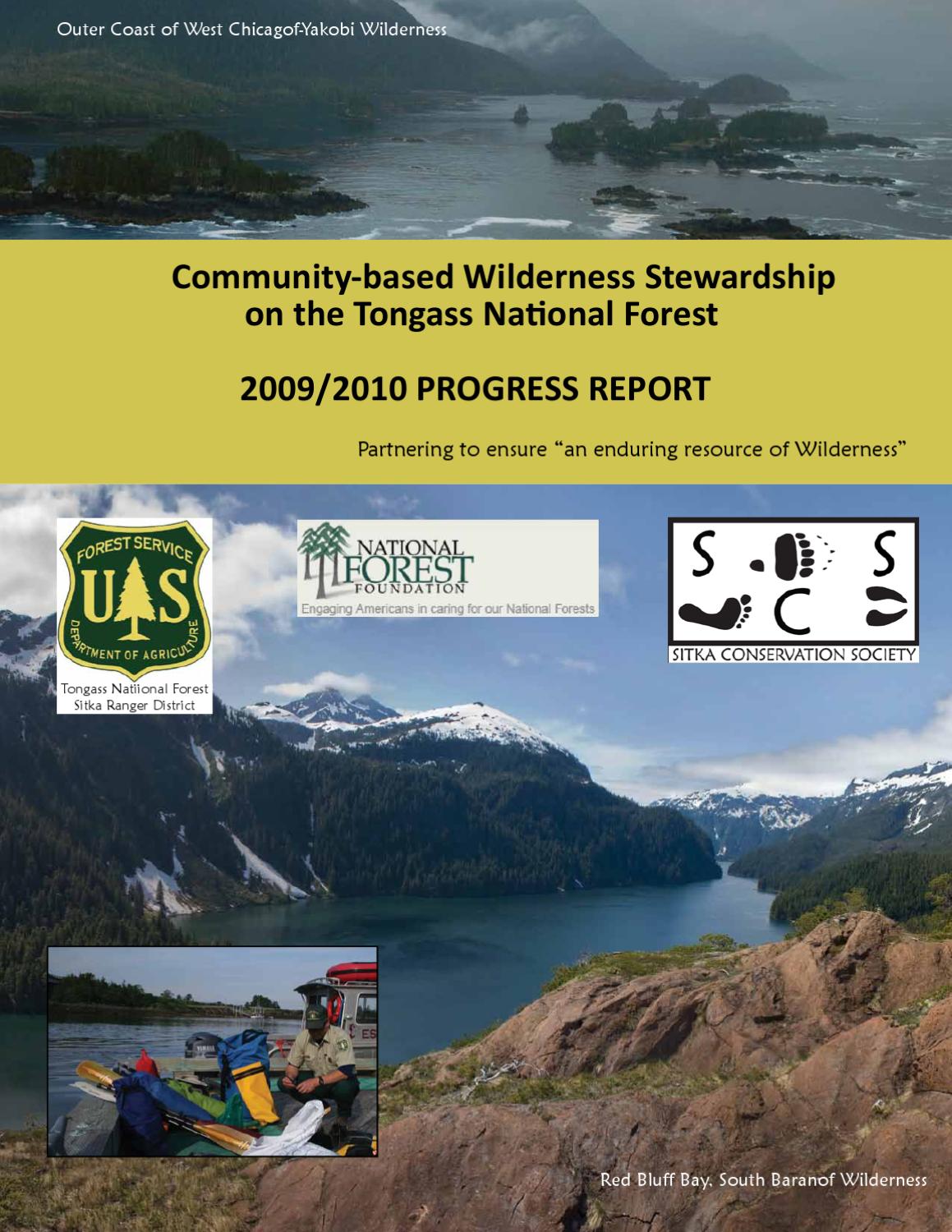 Sitka Conservations Society Wilderness Project Report 2009 by Sitka