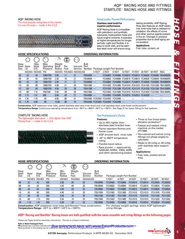 Aeroquip FCA0610 AQP 10 Feet 06AN Stainless Steel Braided Hose