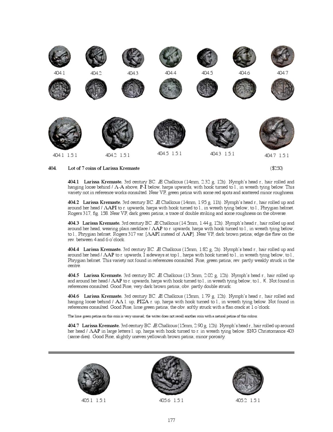 Triton Xv Bcd Thessaly Virtual Catalog By Classical Numismatic