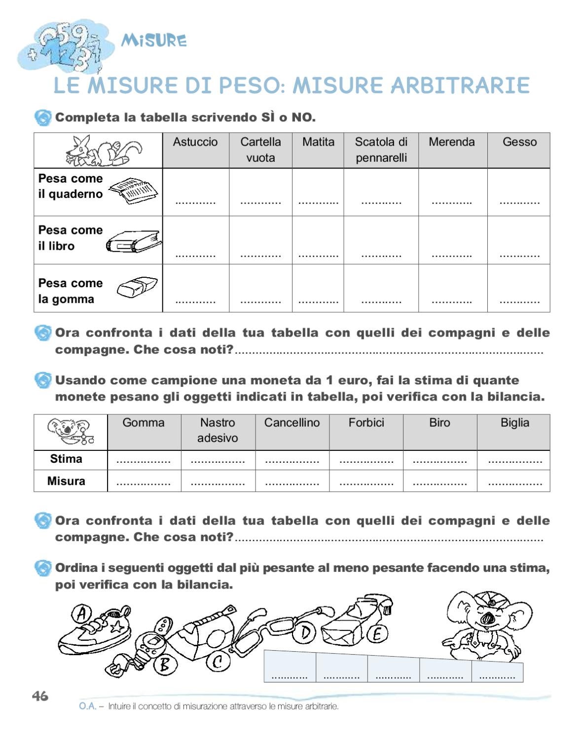 Completa Le Tabelle Considerando Gli Insiemi