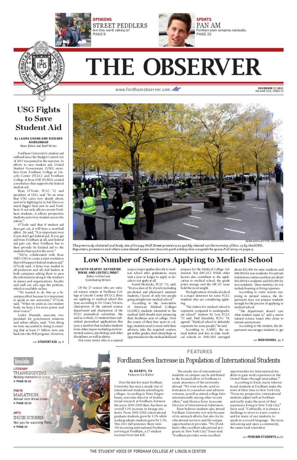 Fordham Observer Issue 13 by Fordham Observer Issuu