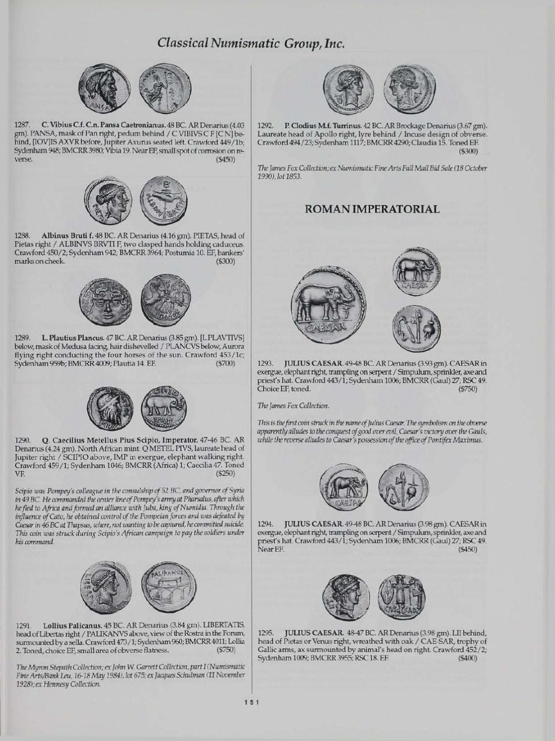 Cng 40 By Classical Numismatic Group Llc Issuu
