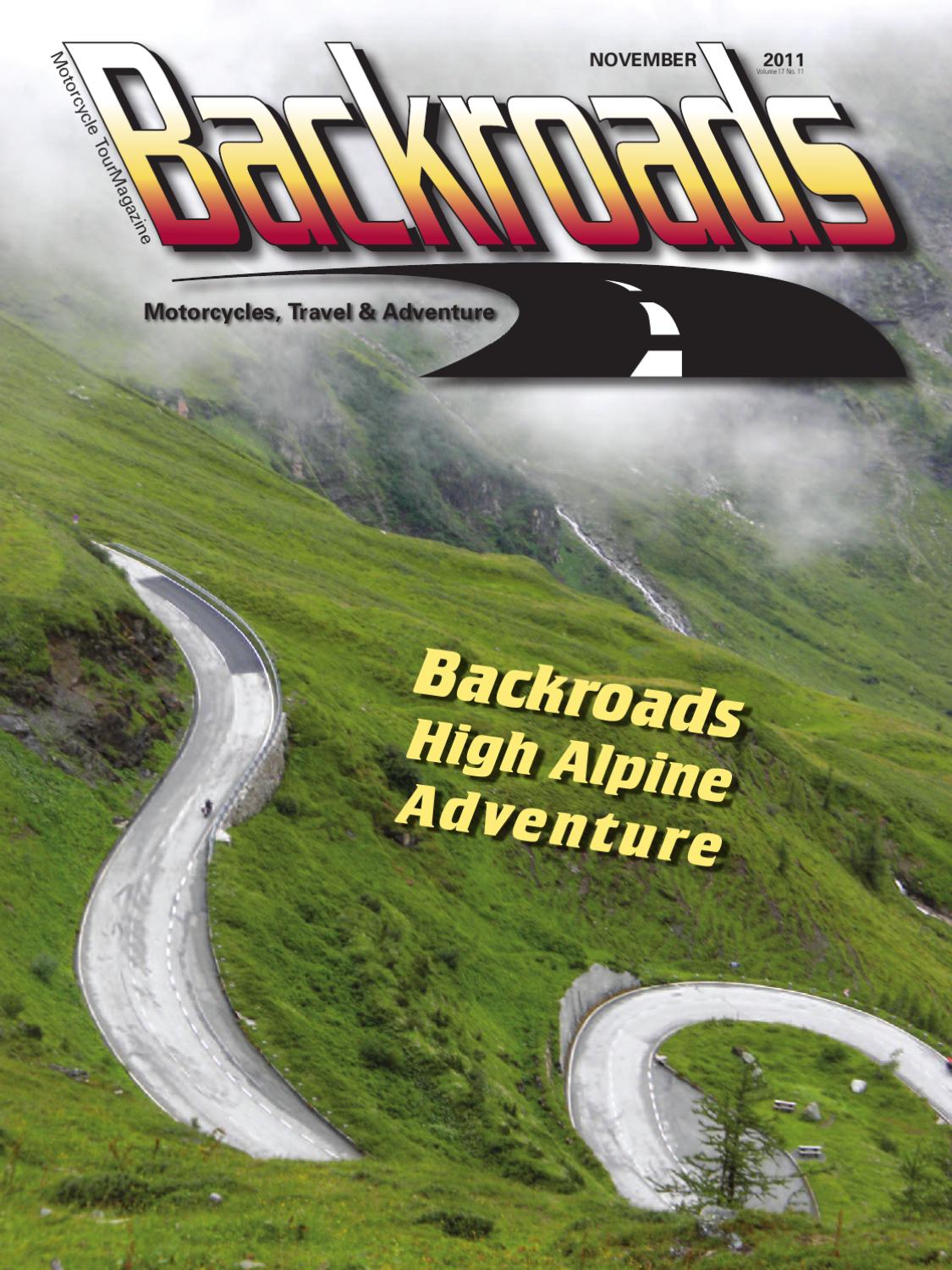 November 2011 by Backroads Magazine Issuu