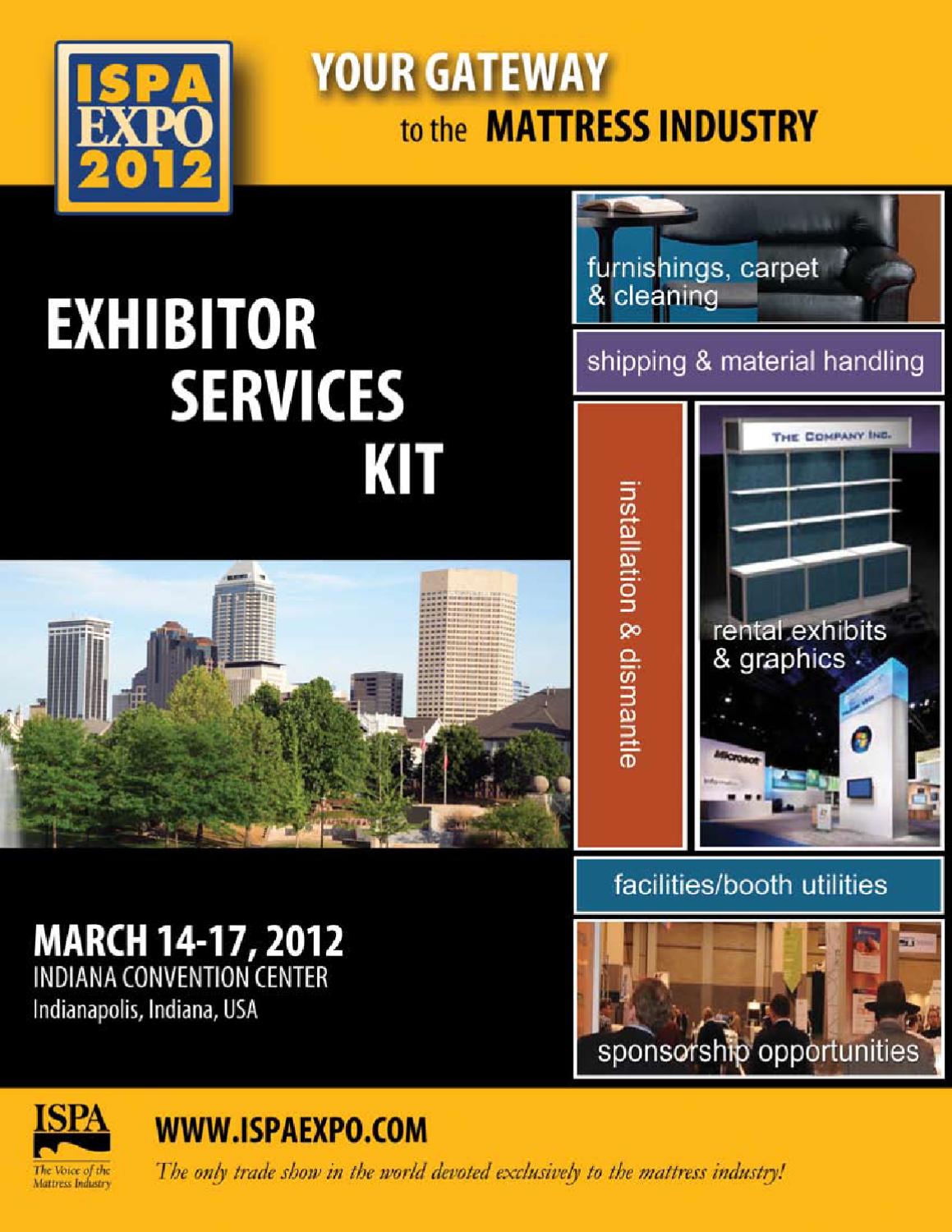 Exhibitor Services Kit by International Sleep Products Association Issuu