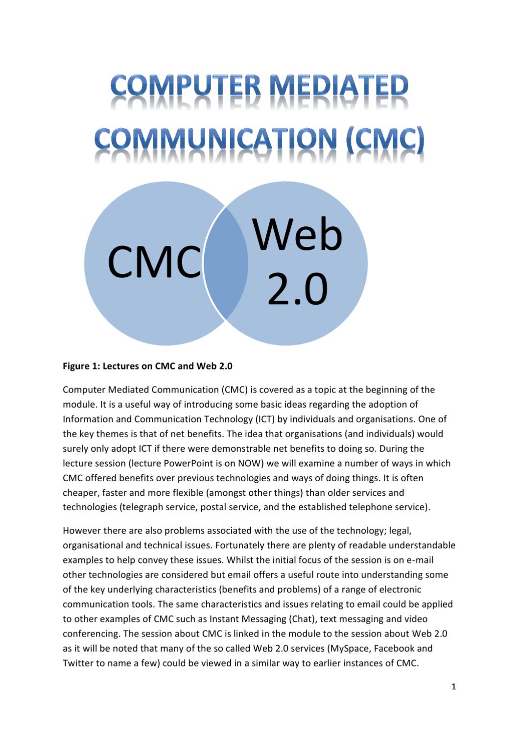Computer Mediated Communication (CMC) by Phil Wane Issuu