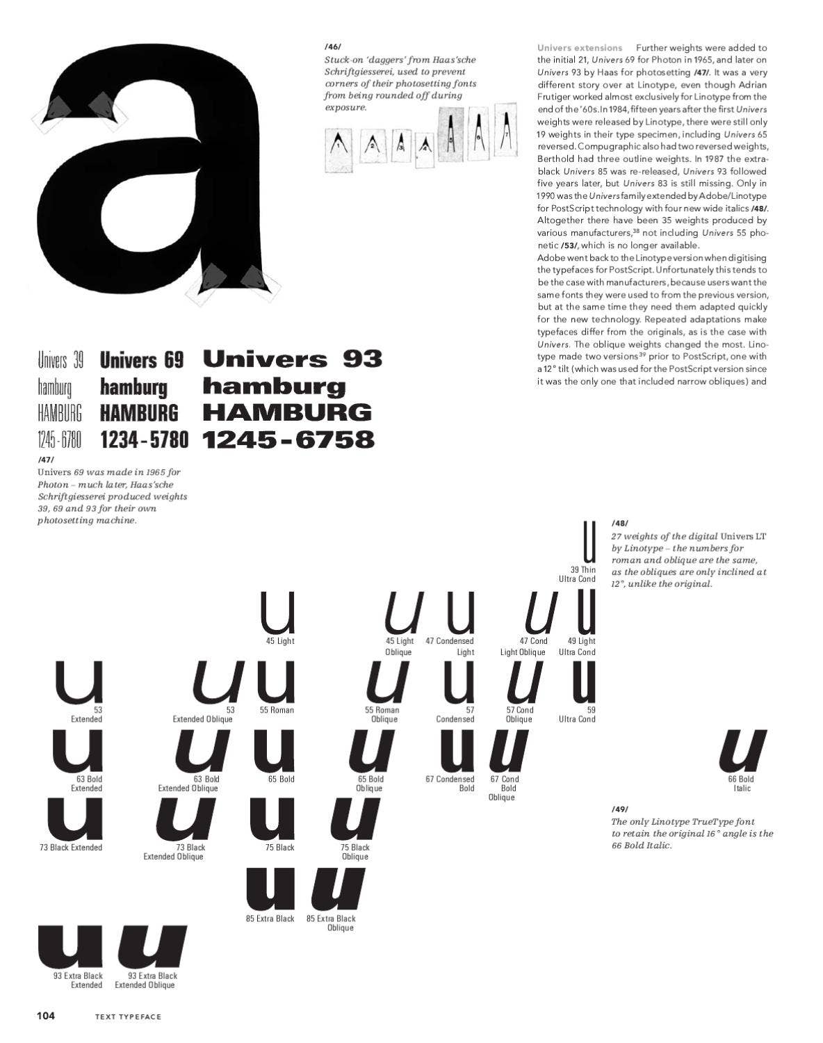Adrian Frutiger Typefaces. The Complete Works by Deutscher Kunstverlag -  Issuu, image size:1184x1500