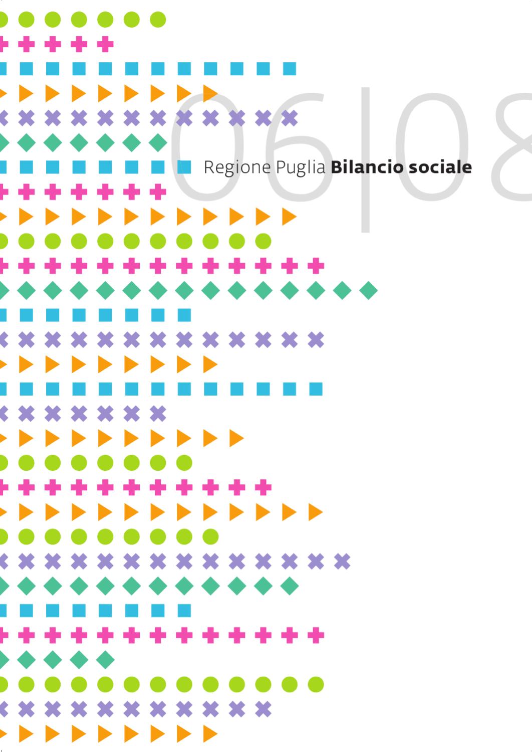Bilancio Sociale Regione Puglia By Nino Perrone Issuu