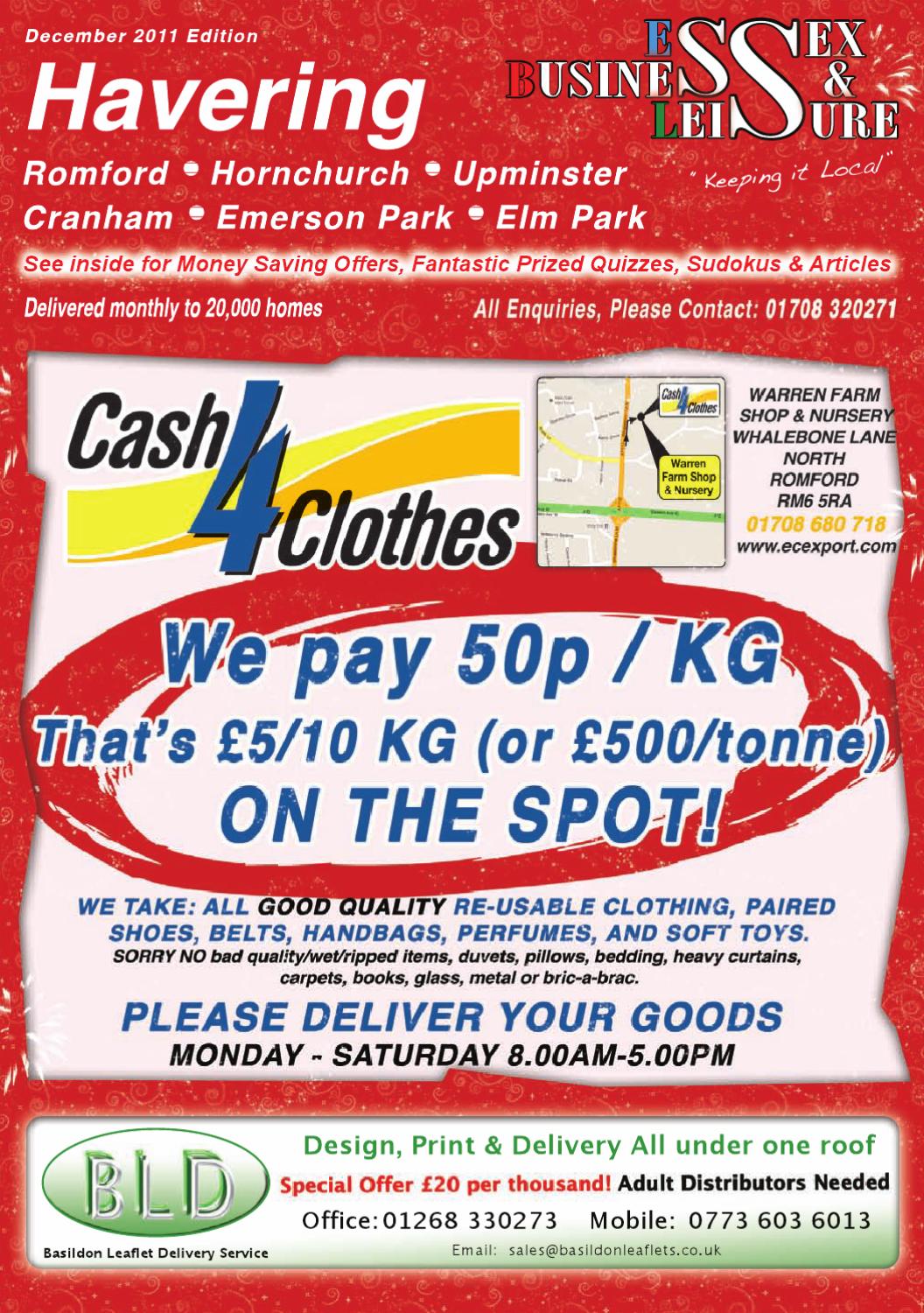 Essex Business & Leisure Magazine Havering Edition December 2011 by