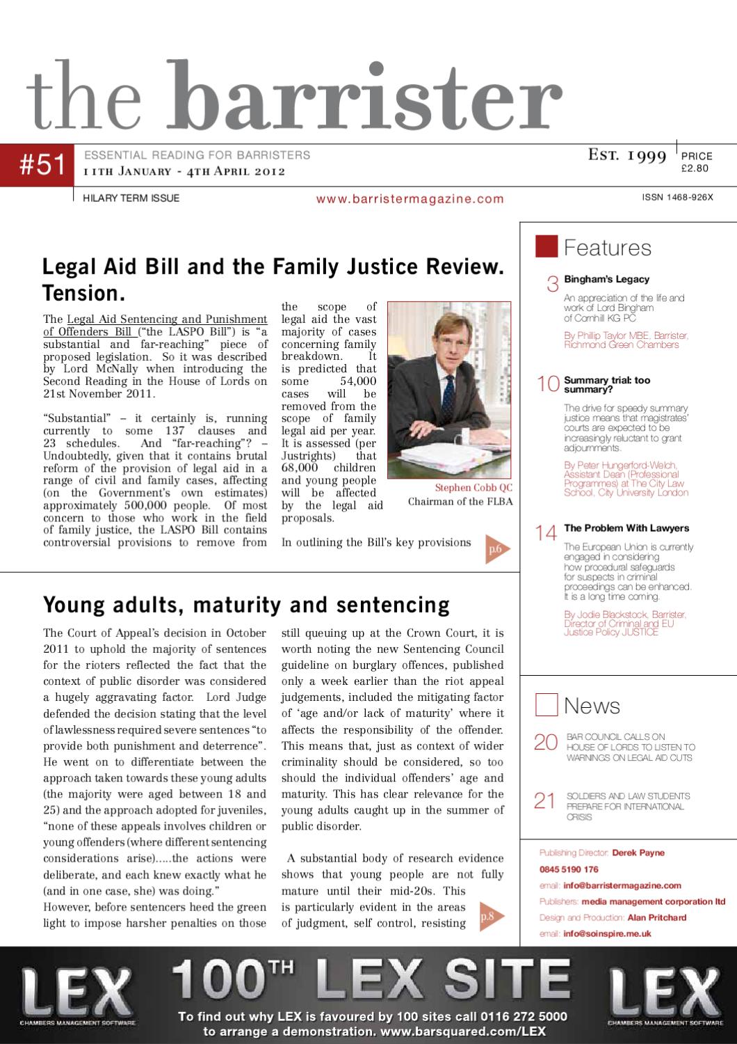 the barrister issue 51 by Barrister Magazine Issuu