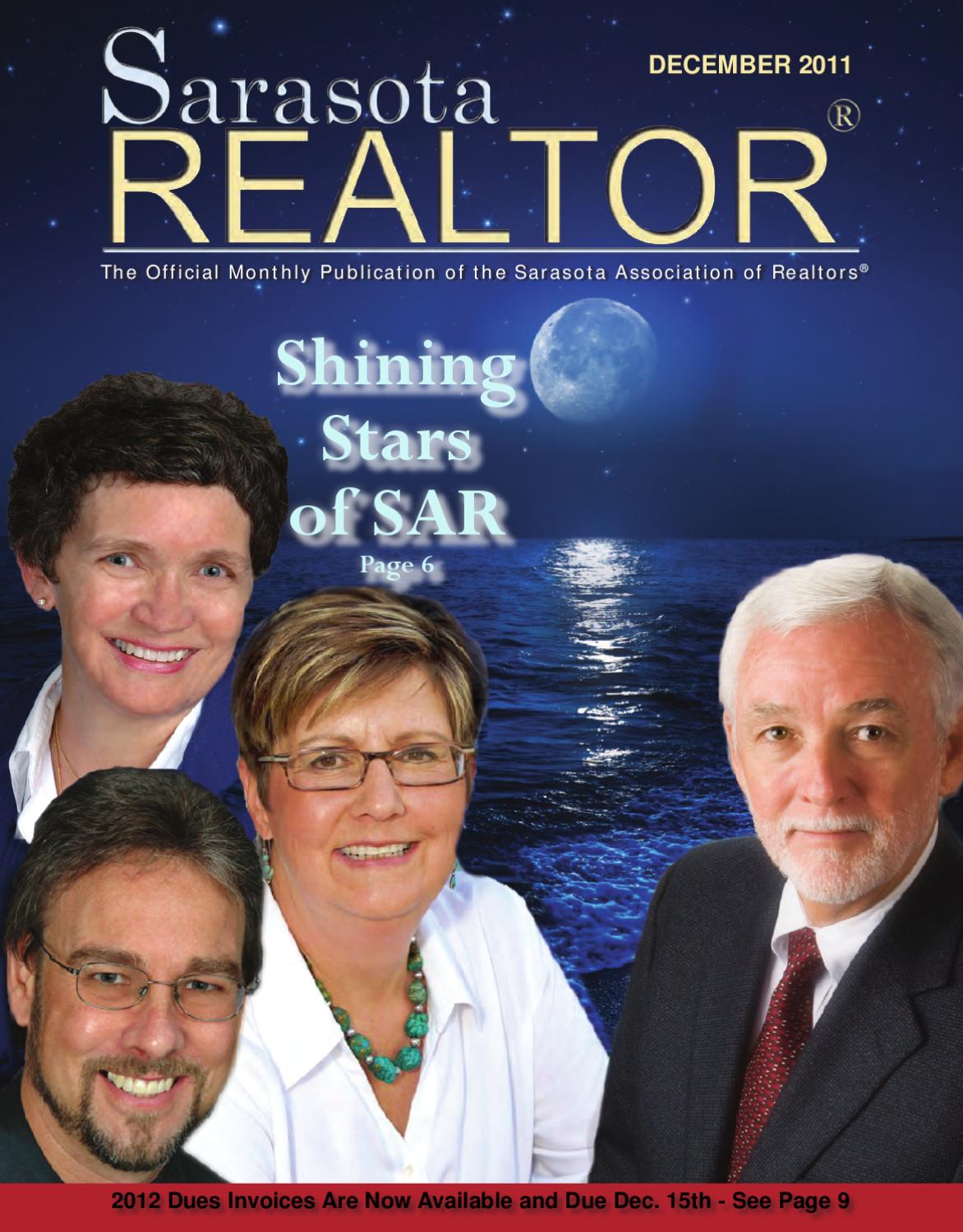 Sarasota Realtor Magazine - December 2011 by REALTOR® Association of