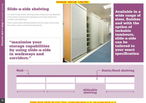 Storage Design Limited 家具目录 · SDL Mobiles and 办公 第 12 页