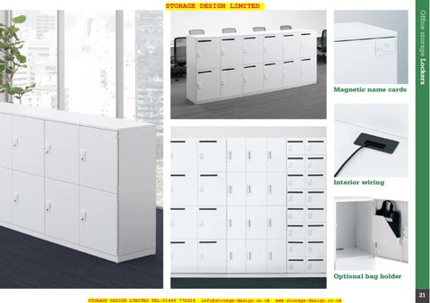 Storage Design Limited 家具目录 · SDL Mobiles and 办公 第 21 页