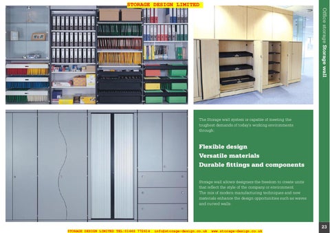 Storage Design Limited 家具目录 · SDL Mobiles and 办公 第 23 页