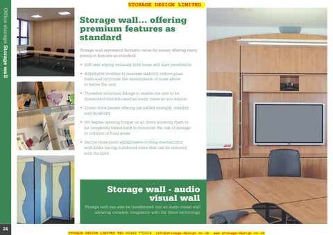 Storage Design Limited 家具目录 · SDL Mobiles and 办公 第 24 页