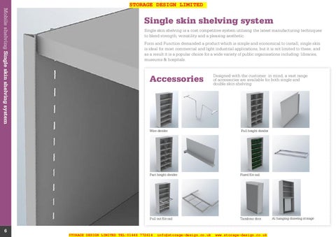 Storage Design Limited 家具目录 · SDL Mobiles and 办公 第 6 页