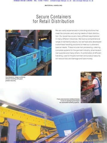 Storage Design Limited 家具目录 · SDL ARCA 英国 第 11 页