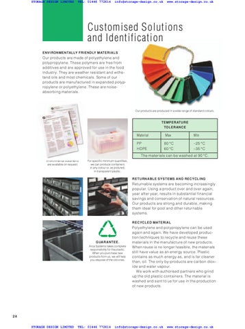 Storage Design Limited 家具目录 · SDL ARCA 英国 第 24 页