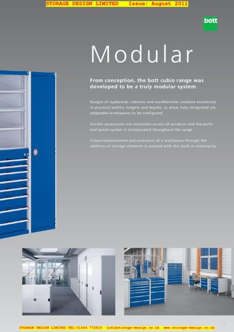 Storage Design Limited 家具目录 · SDL Bott Cubio 2011 164 pages 第 13 页