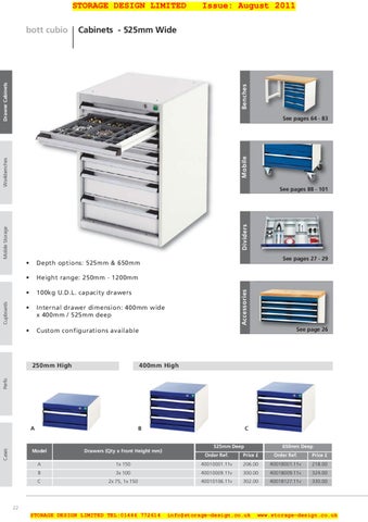 Storage Design Limited 家具目录 · SDL Bott Cubio 2011 164 pages 第 22 页