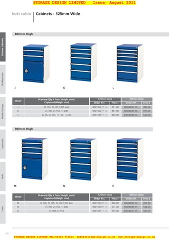 Storage Design Limited 家具目录 · SDL Bott Cubio 2011 164 pages 第 24 页