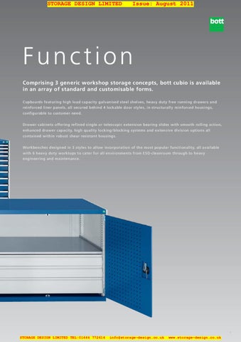 Storage Design Limited 家具目录 · SDL Bott Cubio 2011 164 pages 第 7 页
