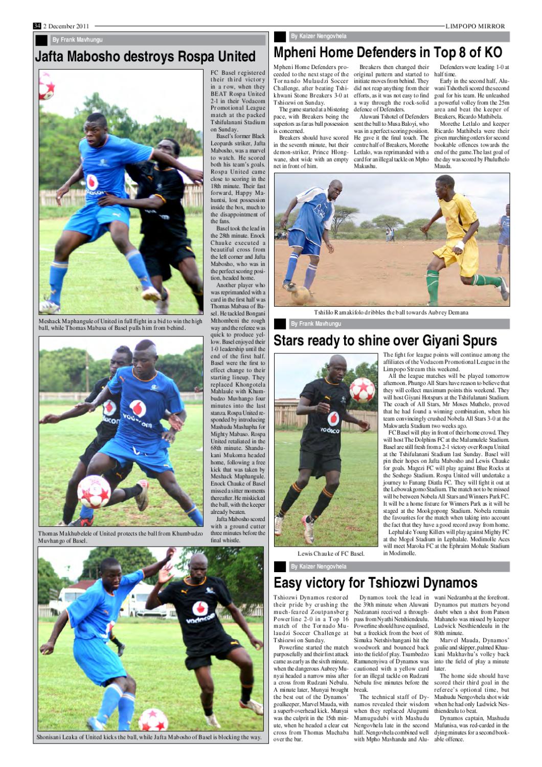 Limpopo Mirror 02 December 2011 by Issuu