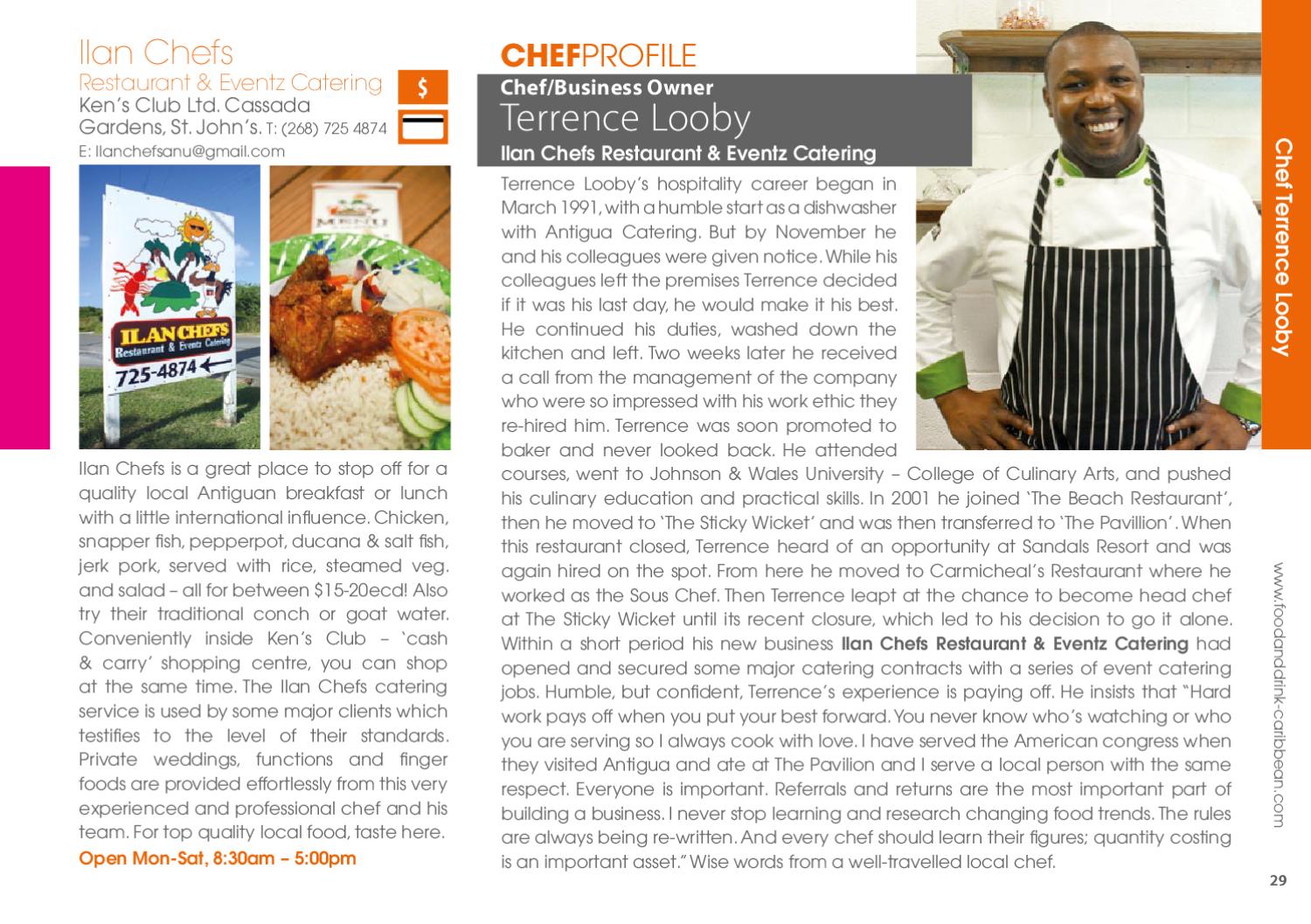 Antigua & Barbuda Food & Drink Guide 2012 by Leeward Consultants - Issuu