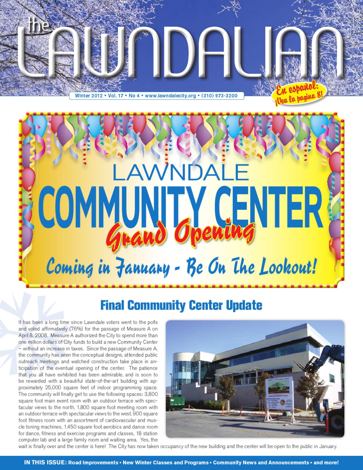 City of Lawndale Newsletter Winter 2011 by Q Press Issuu