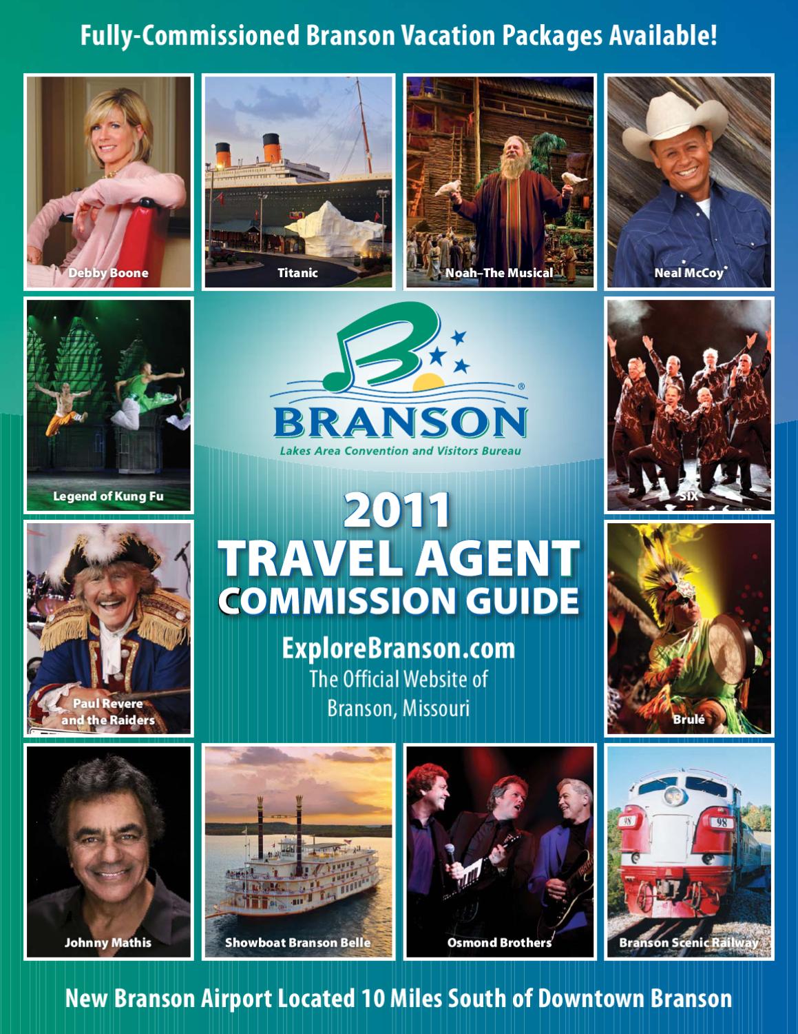 Branson Travel Agent Commission Guide 2011 by Branson Convention and Visitors Bureau Issuu